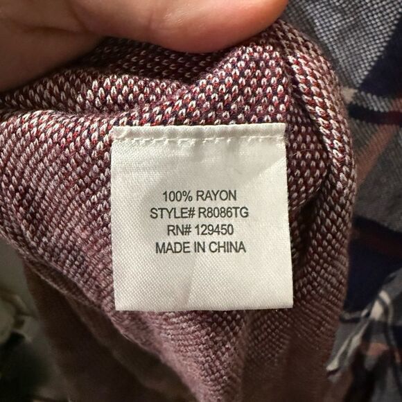 Como Black Plaid Open Sleeveless Shall Size Large - Picture 6 of 7